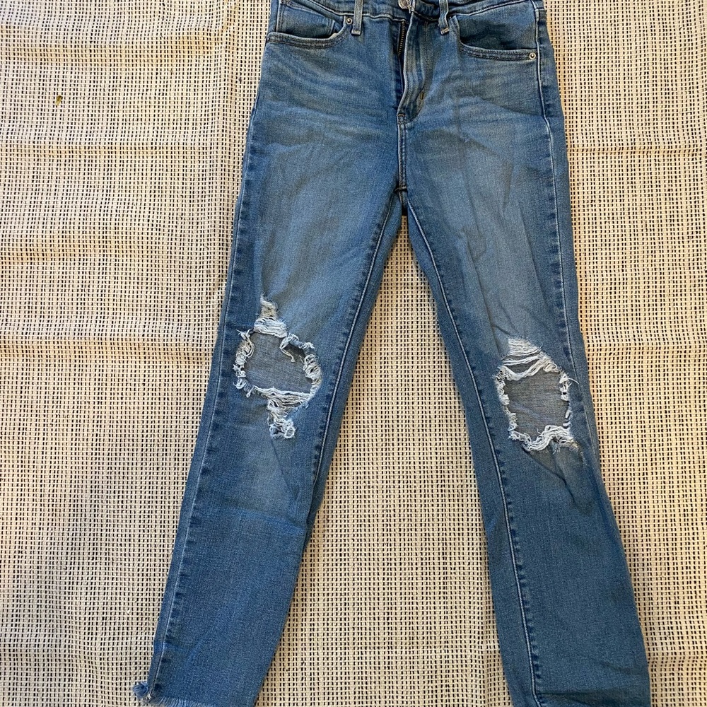 Levi’s High Rise Straight Crop Jeans